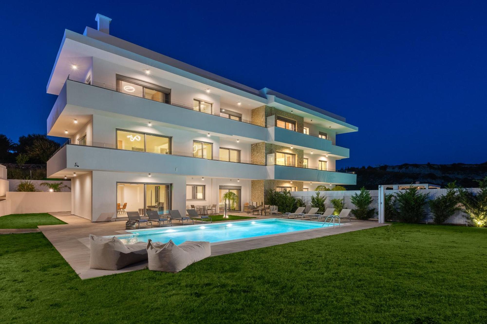 Pantheon Luxury Villas Rhodes Island Afandou Exterior foto