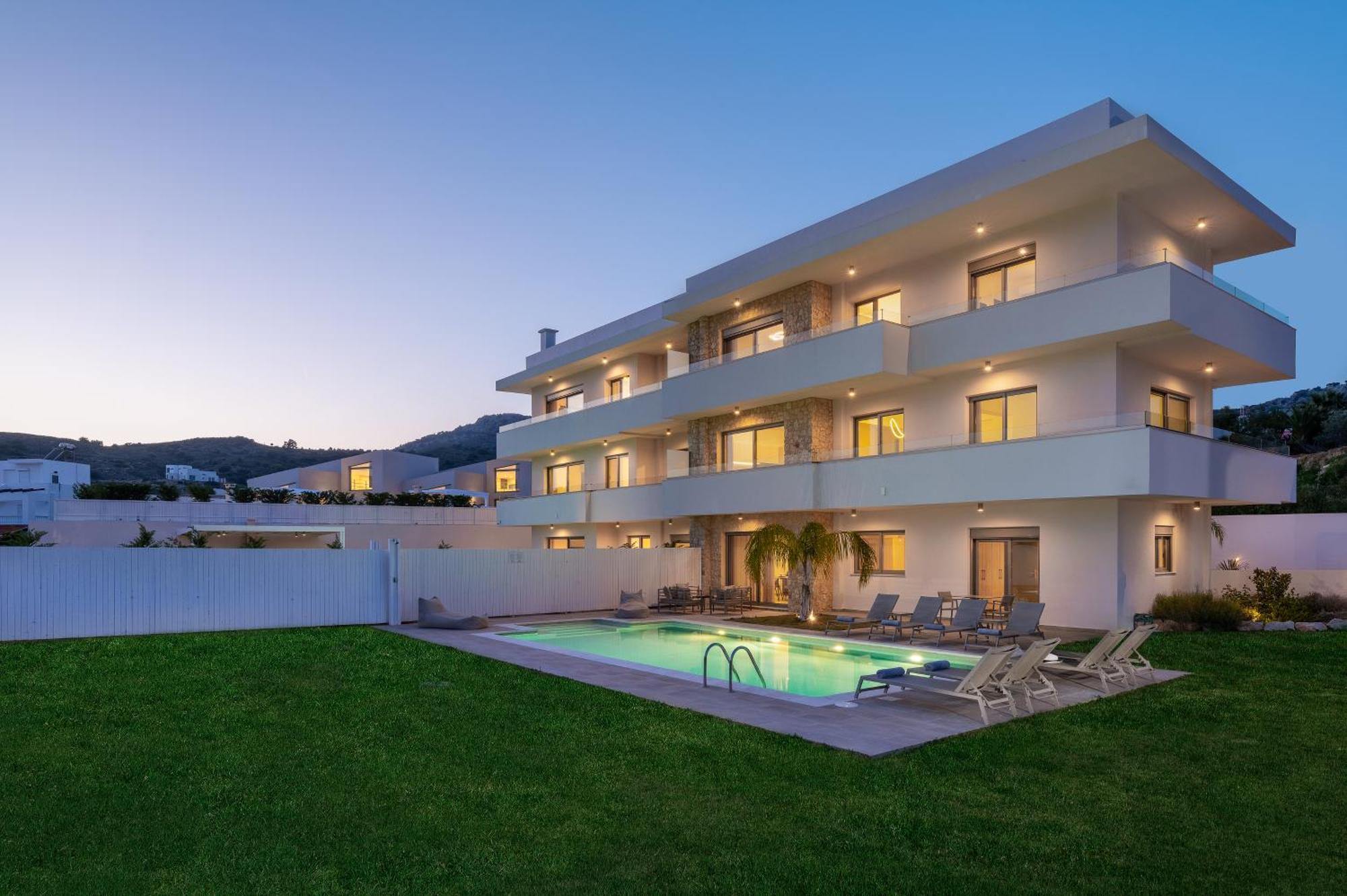 Pantheon Luxury Villas Rhodes Island Afandou Exterior foto